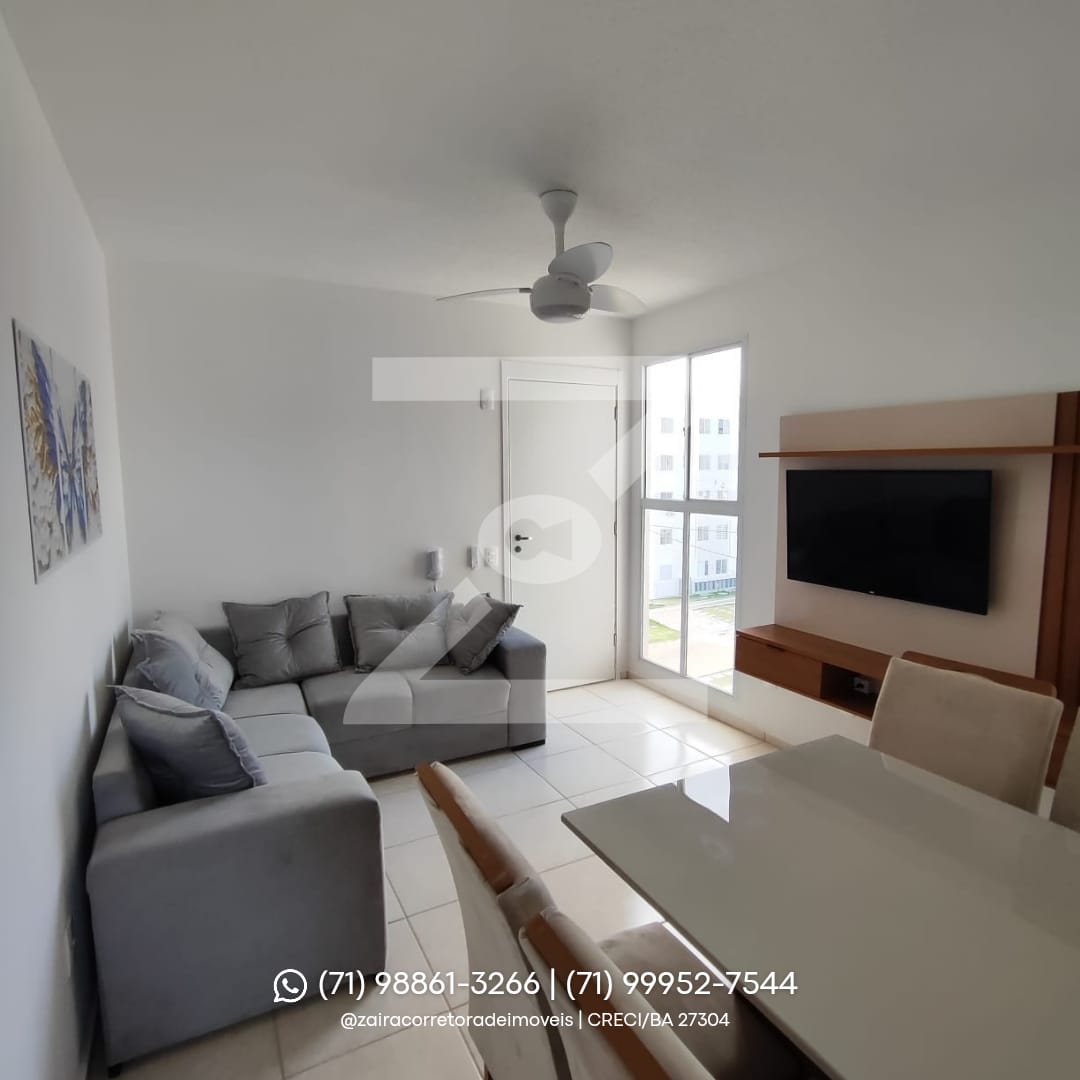 Imagem Apartamento com 1 Quarto para Alugar, 40 m² em Boa União (Abrantes) - Camaçari