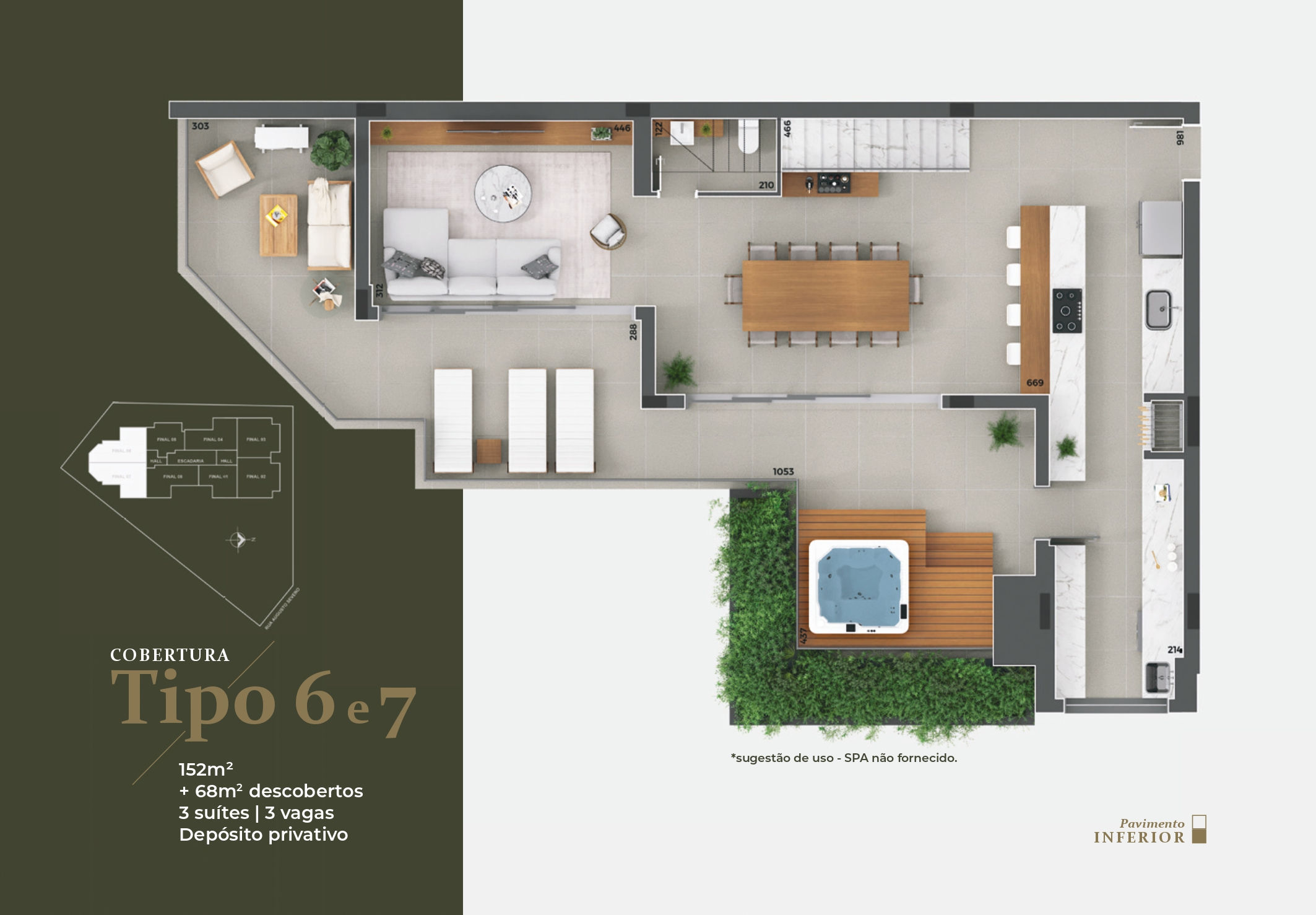 Imagem Cobertura com 3 Quartos à Venda, 220 m²em Alto da Glória - Curitiba