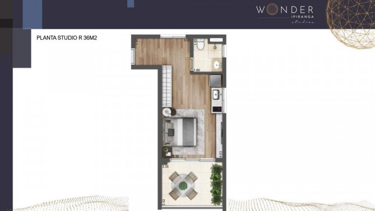 Imagem Apartamento com 1 Quarto à Venda, 40 m² em Sacomã - São Paulo
