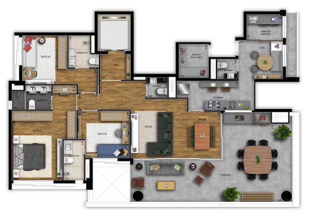 Imagem Apartamento com 3 Quartos à Venda, 154 m²em Jardim Vila Mariana - São Paulo