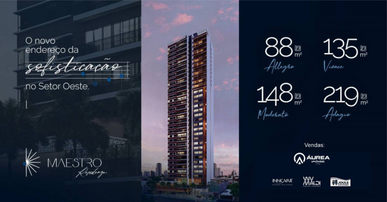 Apartamento com 4 Quartos à Venda, 219 m² em Setor Oeste - Goiânia
