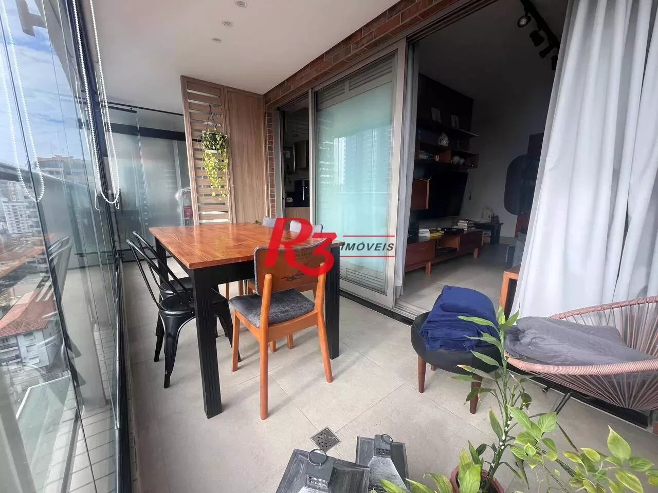 Imagem Apartamento com 1 Quarto à Venda, 60 m² em Aparecida - Santos