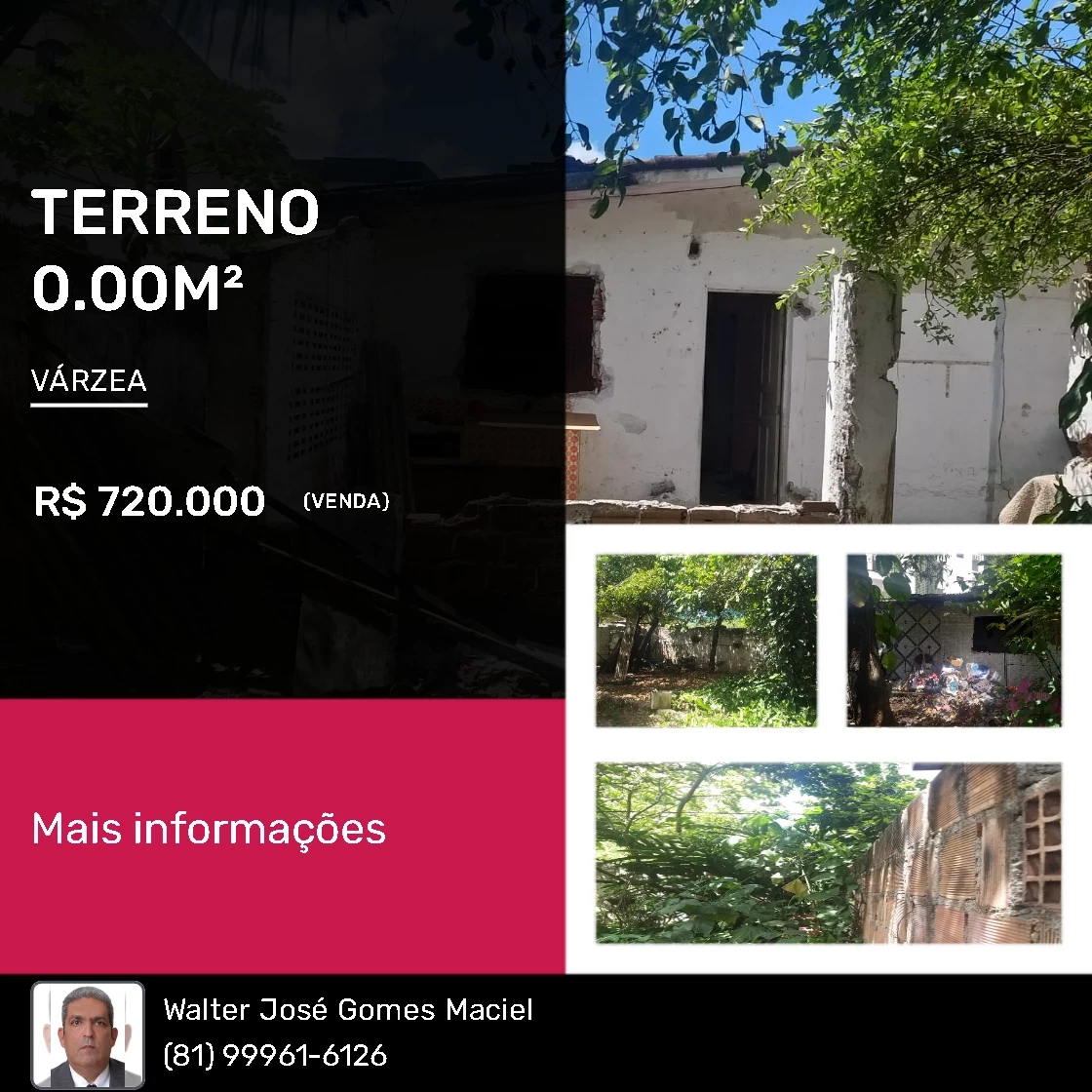 Foto do imóvel: Terreno à Venda, 1.000 m² em Várzea - Recife