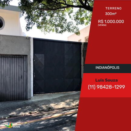 Terreno à Venda,  em Indianópolis - São Paulo