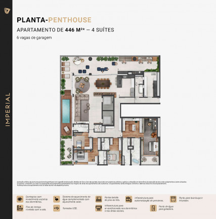 Imagem Apartamento com 6 Quartos à Venda, 597 m² em Chácara Itaim - São Paulo