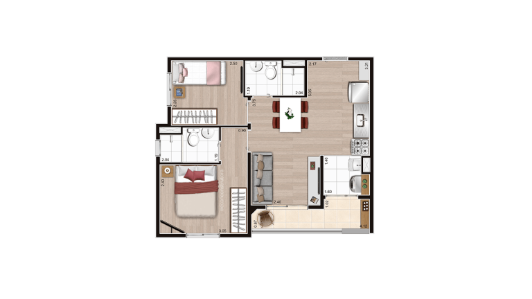 Imagem Apartamento com 2 Quartos à Venda, 37 m²em Jaguaré - São Paulo