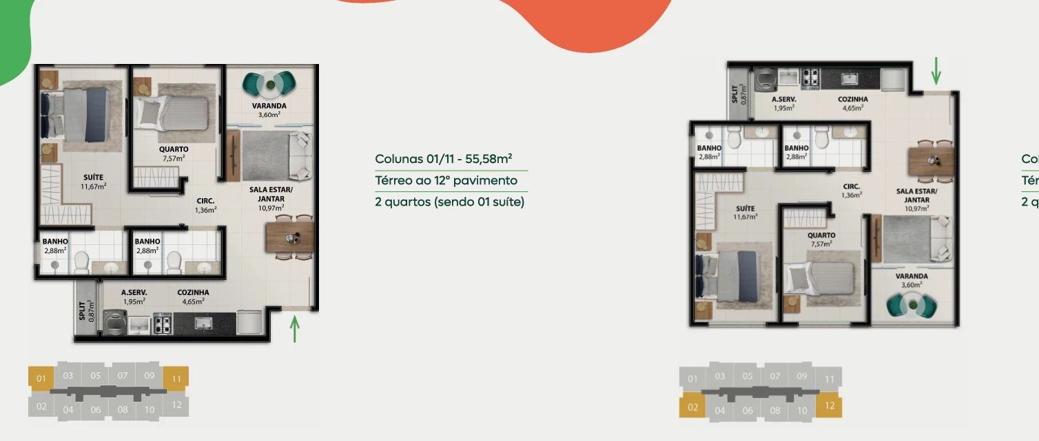 Foto do imóvel: Apartamento com 2 Quartos à Venda, 5.500 m² em Santa Inês - Vila Velha