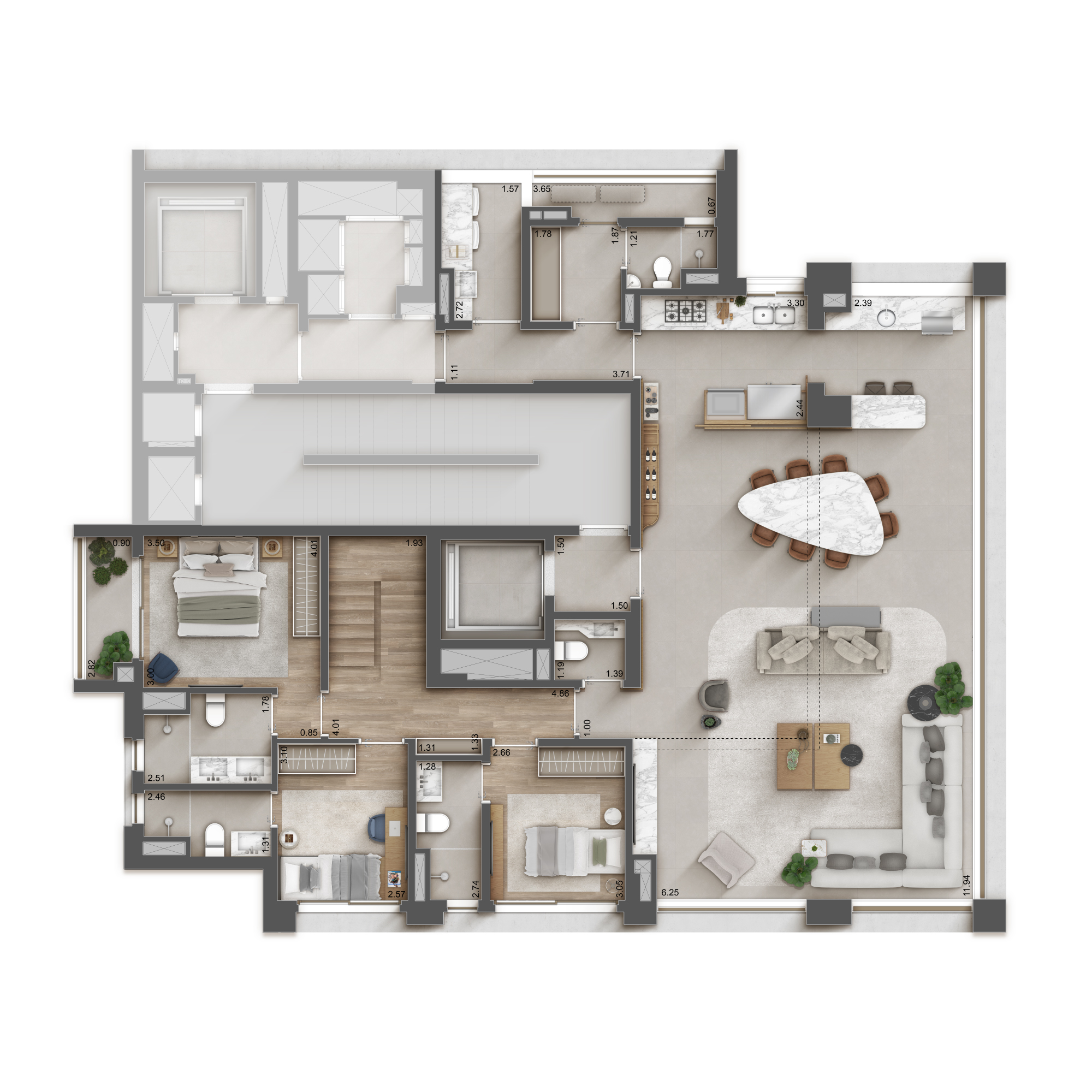 Imagem Apartamento com 3 Quartos à Venda, 179 m² em Jardim América - São Paulo