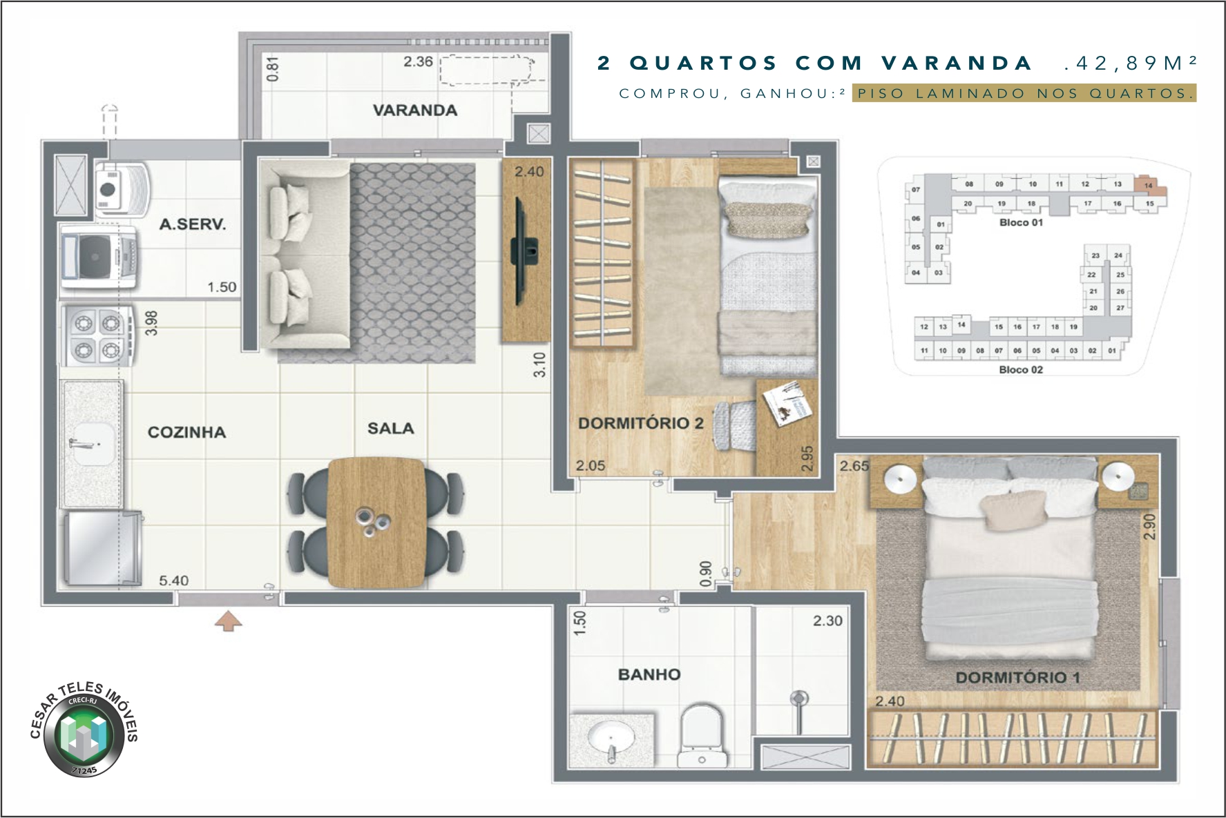 Imagem Apartamento com 1 Quarto à Venda, 32 m² em Centro - Niterói