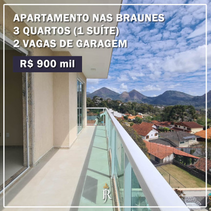 Apartamento com 3 Quartos à Venda, 128 m² em Braunes - Nova Friburgo