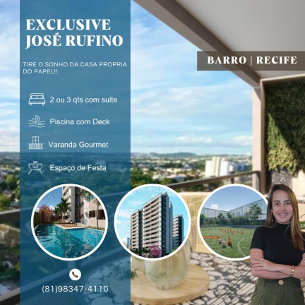 Apartamento com 3 Quartos à Venda, 61 m² em Barro - Recife