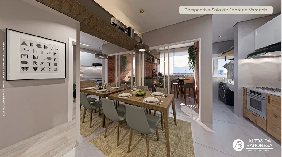 Imagem Apartamento com 3 Quartos à Venda, 70 m² em Condomínio Recanto da Baronesa - São José dos Campos