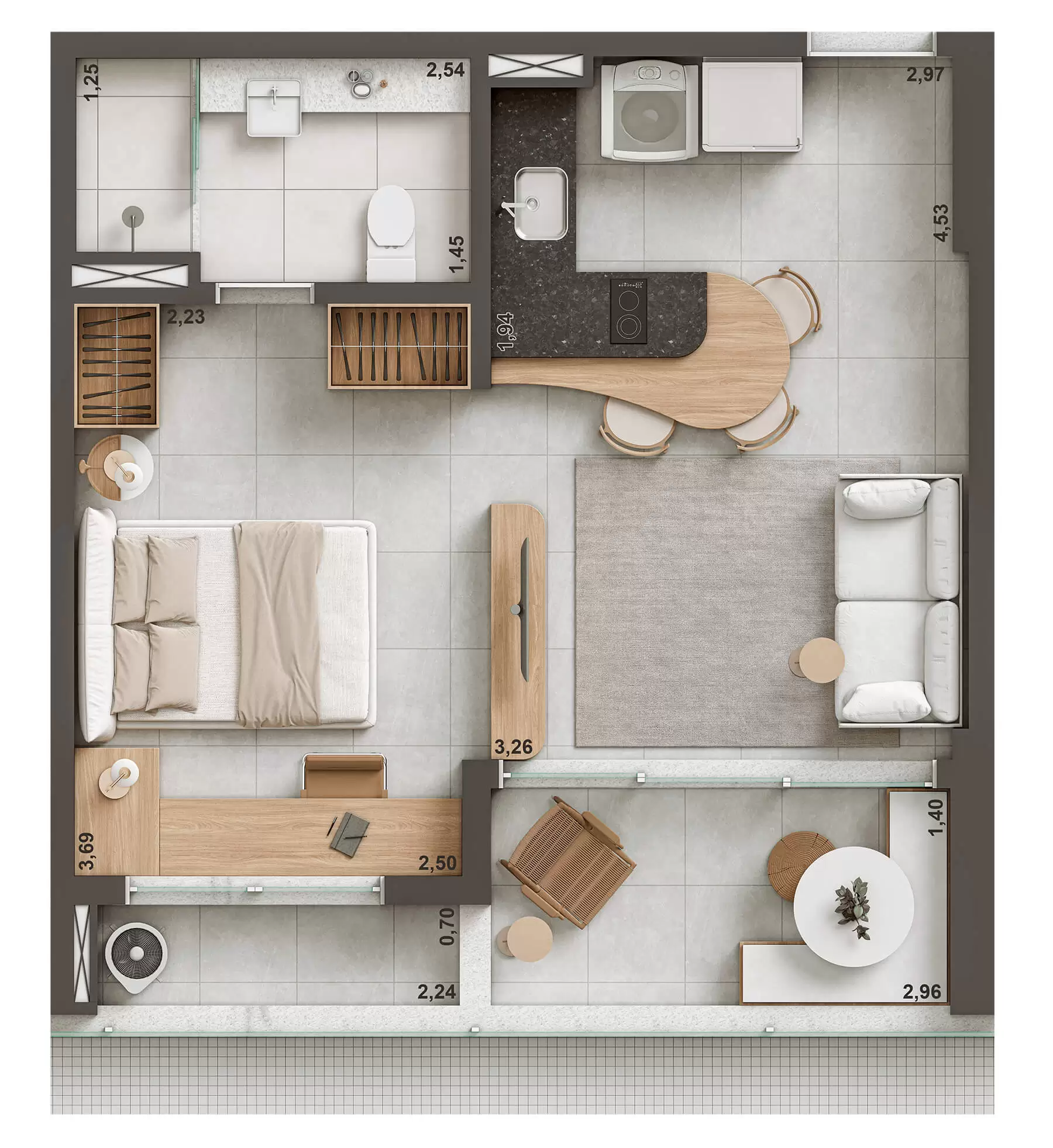 Imagem Apartamento com 1 Quarto à Venda, 42 m² em Aldeota - Fortaleza