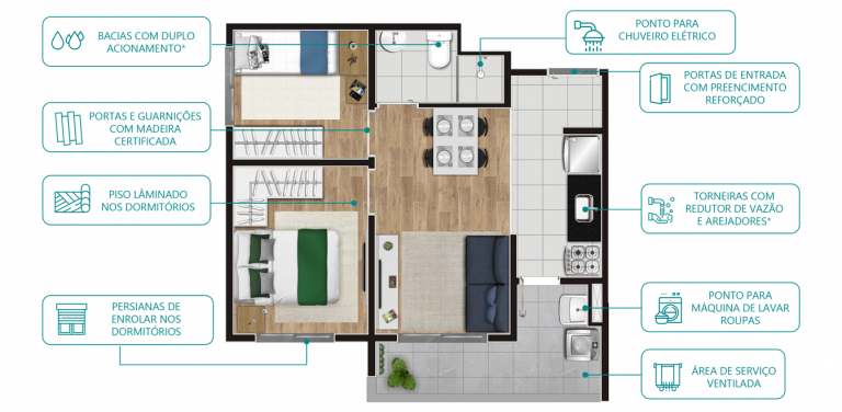Imagem Apartamento com 2 Quartos à Venda, 40 m² em Vila Guilherme - São Paulo