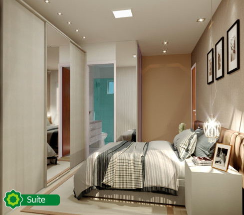 Imagem Apartamento com 2 Quartos à Venda, 54 m² em Parque Oeste Industrial - Goiânia