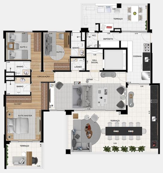 Imagem Apartamento com 3 Quartos à Venda, 170 m² em Ipiranga - São Paulo