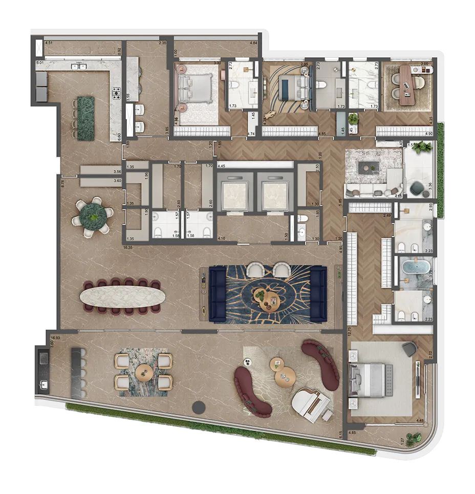 Imagem Apartamento com 4 Quartos à Venda, 493 m²em Indianópolis - São Paulo