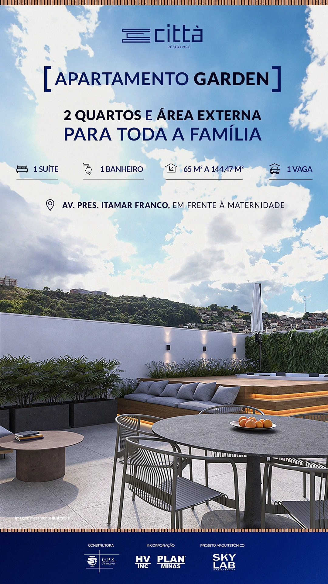 Imagem Apartamento com 2 Quartos à Venda, 54 m² em São Mateus - Juiz de Fora