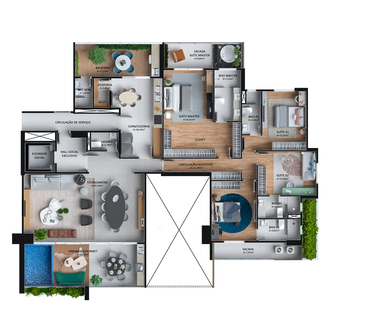Imagem Apartamento com 4 Quartos à Venda, 240 m²em Umarizal - Belém