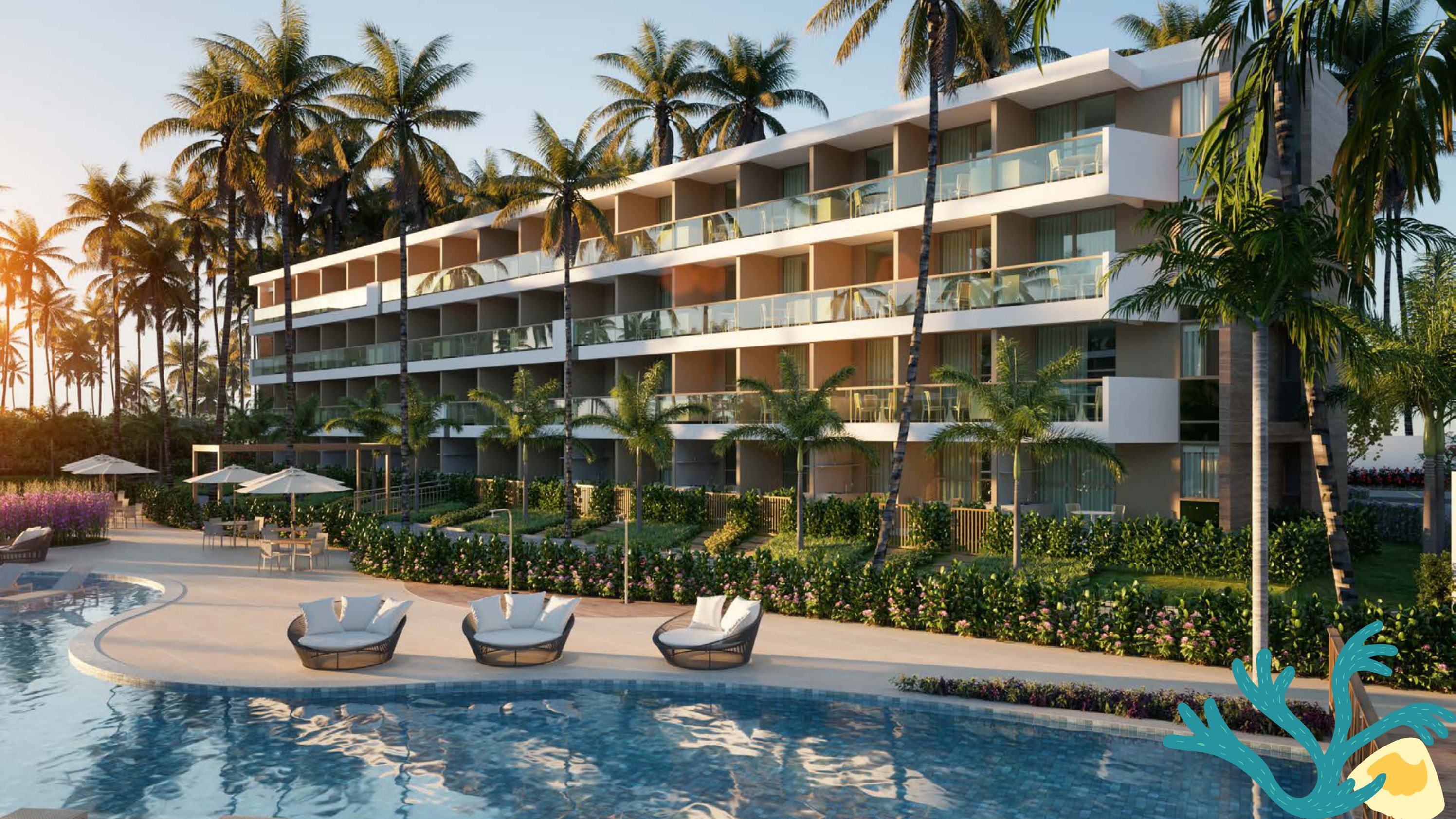 Apartamento com 2 Quartos à Venda, 63 m² em Praia Carneiros - Tamandaré