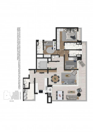 Foto do imóvel: Apartamento com 3 Quartos à Venda, 150 m² em Moema - São Paulo