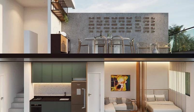 Imagem Studio com 1 Quarto à Venda, 25 m²em praia dos carneiros - Tamandaré