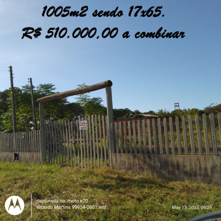 Terreno à Venda, 1.005 m²em Lagoa dos Esteves - Balneário Rincão