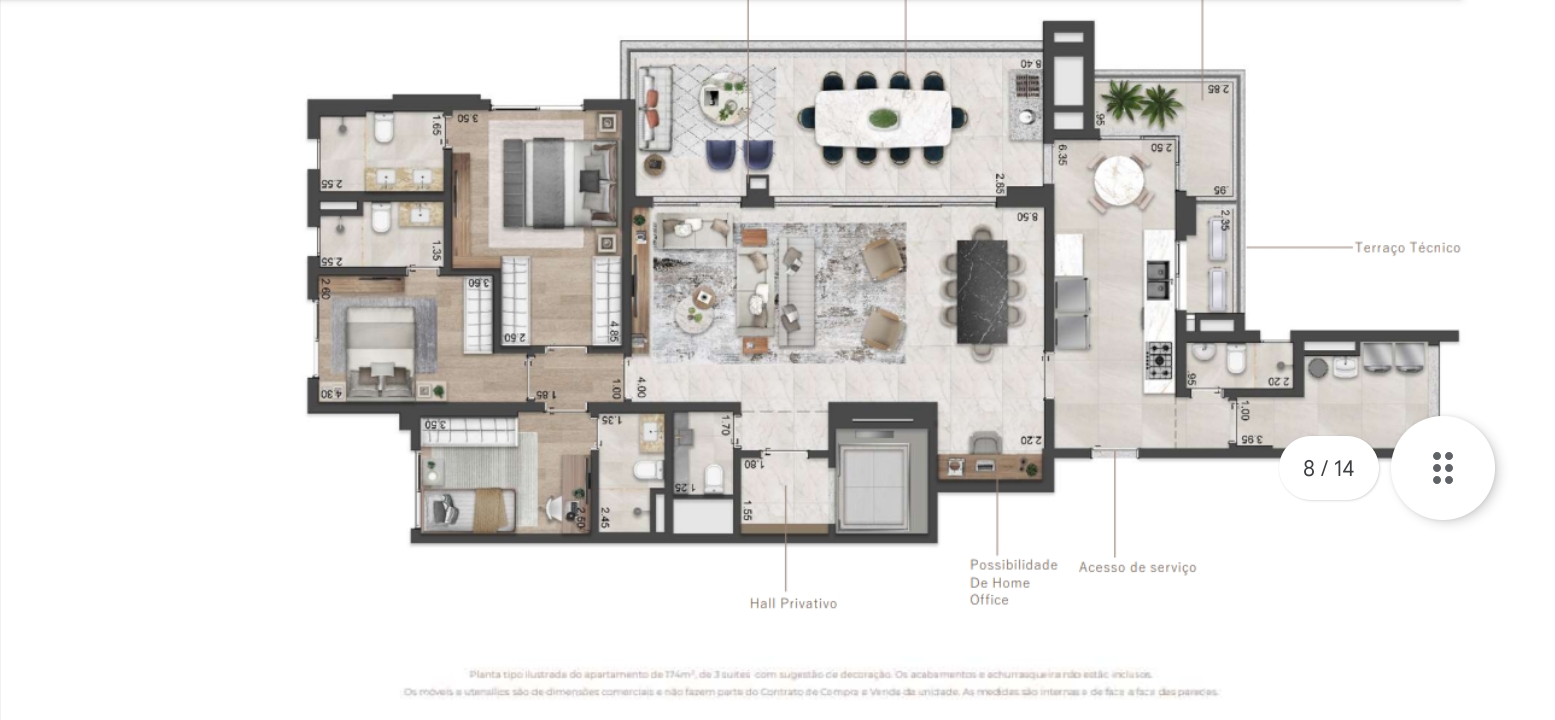Imagem Apartamento com 4 Quartos à Venda, 174 m²em Pinheiros - São Paulo