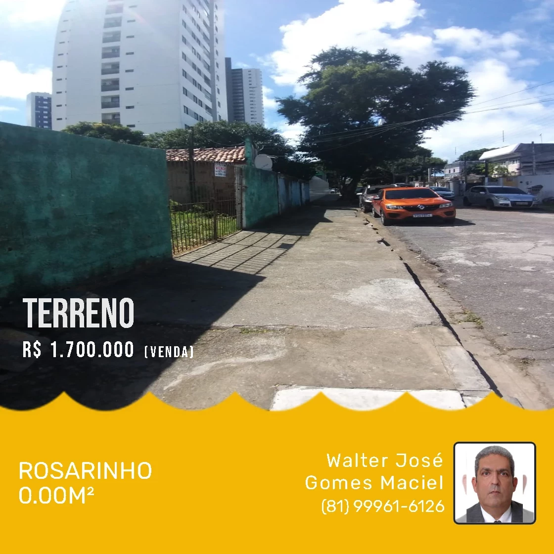 Imagem Terreno à Venda, 1.000 m² em Rosarinho - Recife