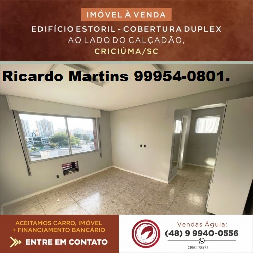 Imagem Cobertura com 3 Quartos à Venda, 291 m² em Centro - Criciúma