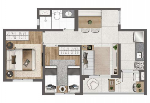 Imagem Apartamento com 1 Quarto à Venda, 24 m² em Butantã - São Paulo