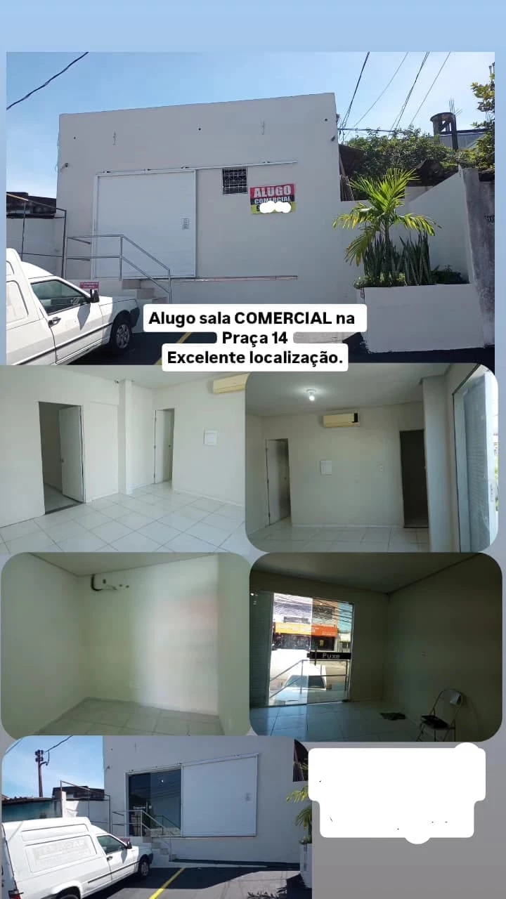 Sala Comercial para Alugar, 35 m² em Praça 14 de Janeiro - Manaus