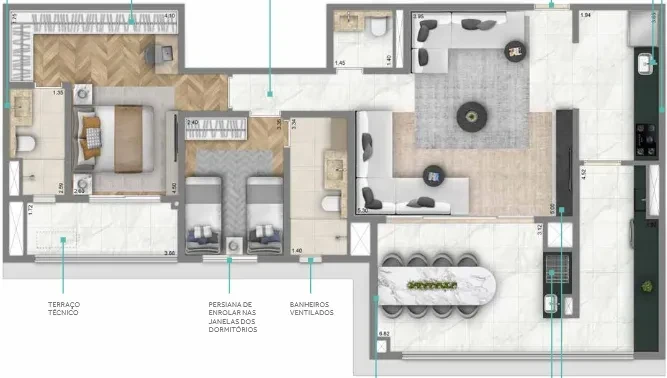 Imagem Apartamento com 3 Quartos à Venda, 108 m² em Jardim da Glória - São Paulo