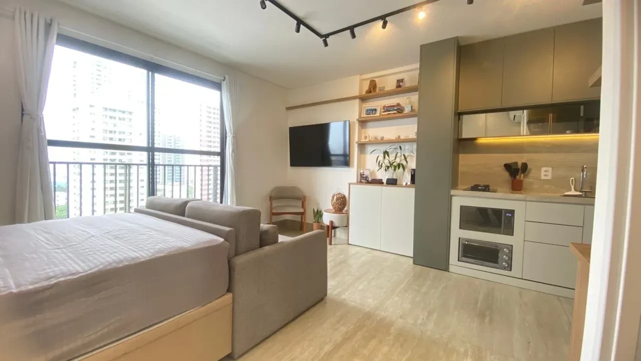 Imagem Flat com 1 Quarto à Venda, 27 m² em Madalena - Recife