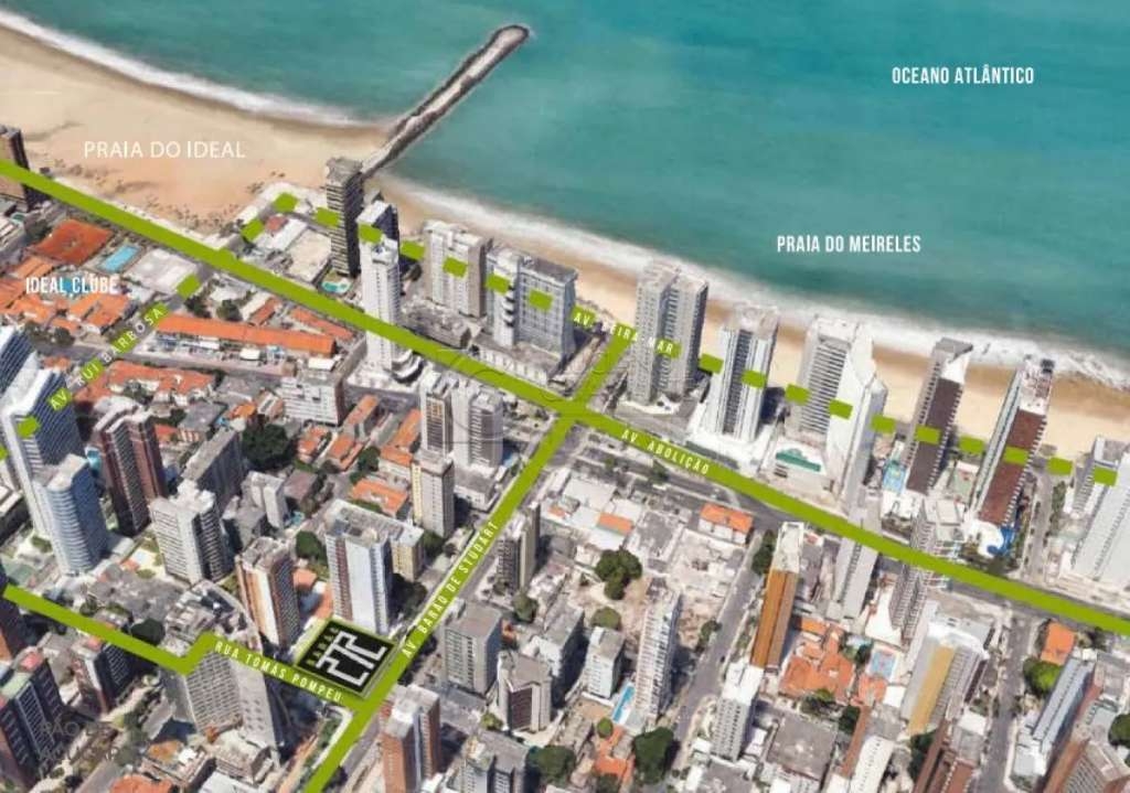 Imagem Apartamento com 2 Quartos à Venda, 45 m²em Meireles - Fortaleza