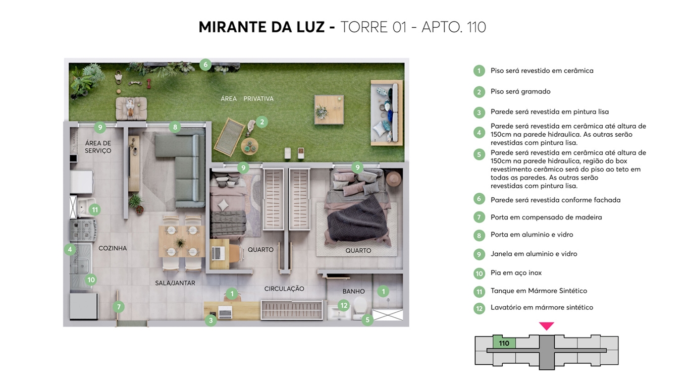 Imagem Apartamento com 2 Quartos à Venda, 42 m² em Da Luz - Nova Iguaçu