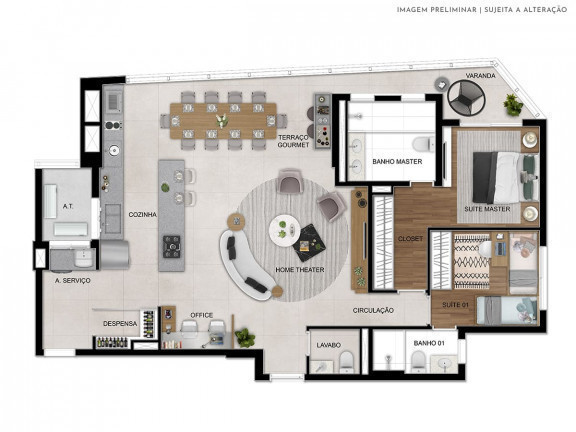 Imagem Apartamento com 4 Quartos à Venda, 115 m² em Vila Osasco - Osasco