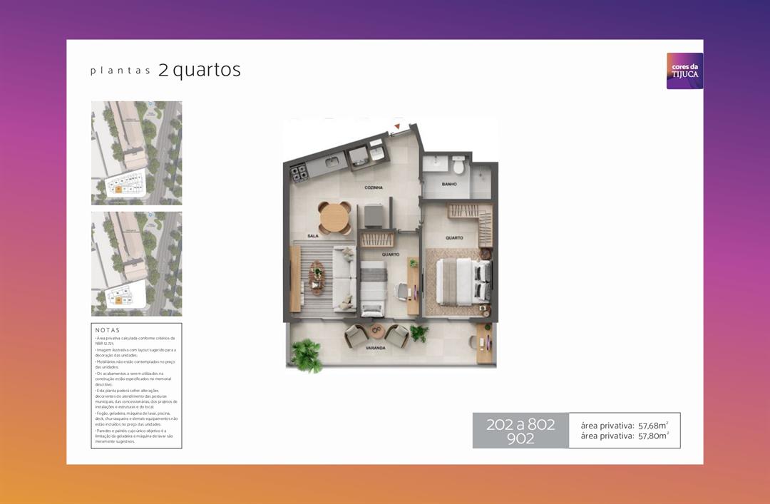 Foto do imóvel: Studio com 1 Quarto à Venda, 37 m² em Tijuca - Rio de Janeiro