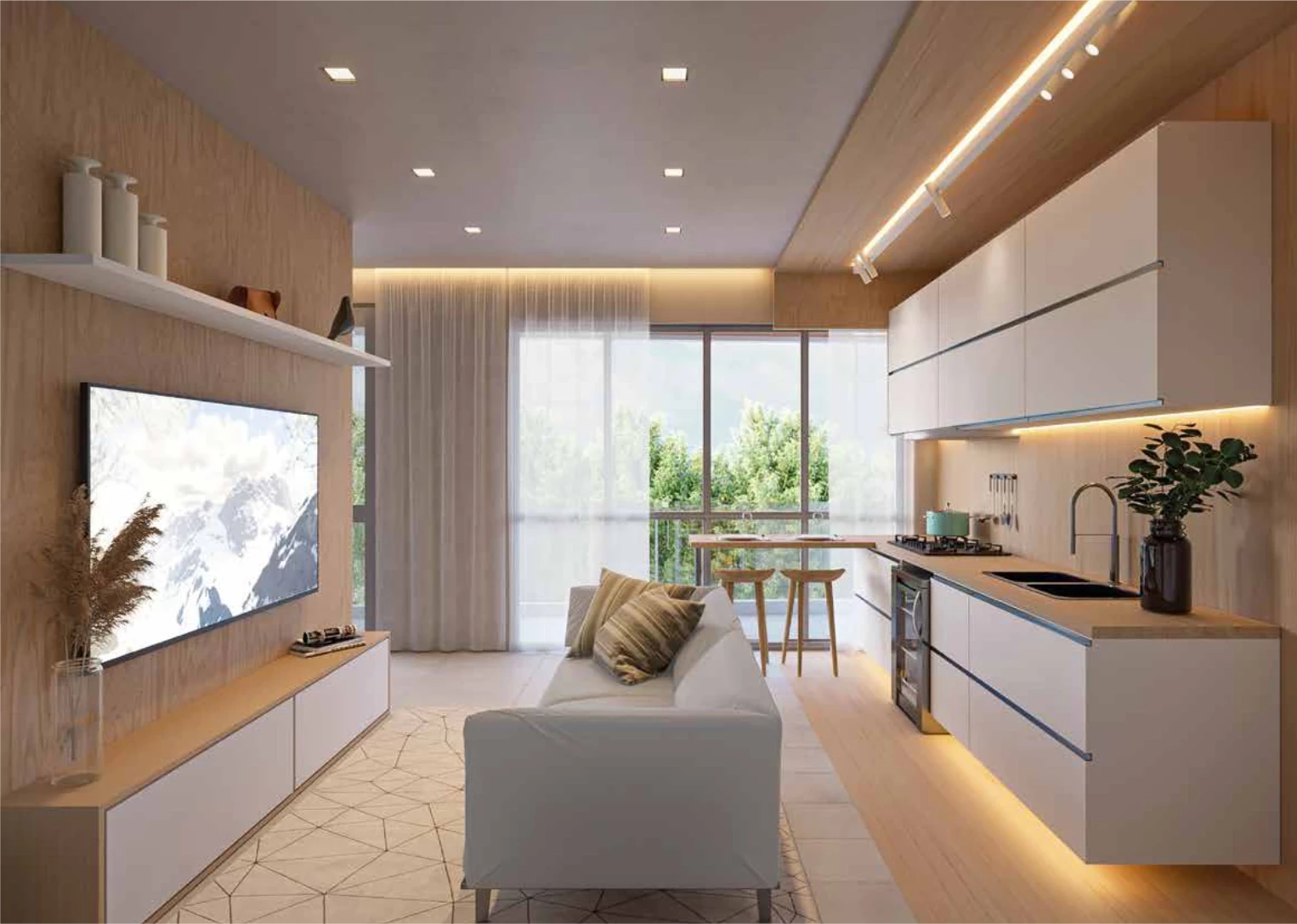 Imagem Flat com 1 Quarto à Venda, 33 m² em Tamandaré - Tamandaré