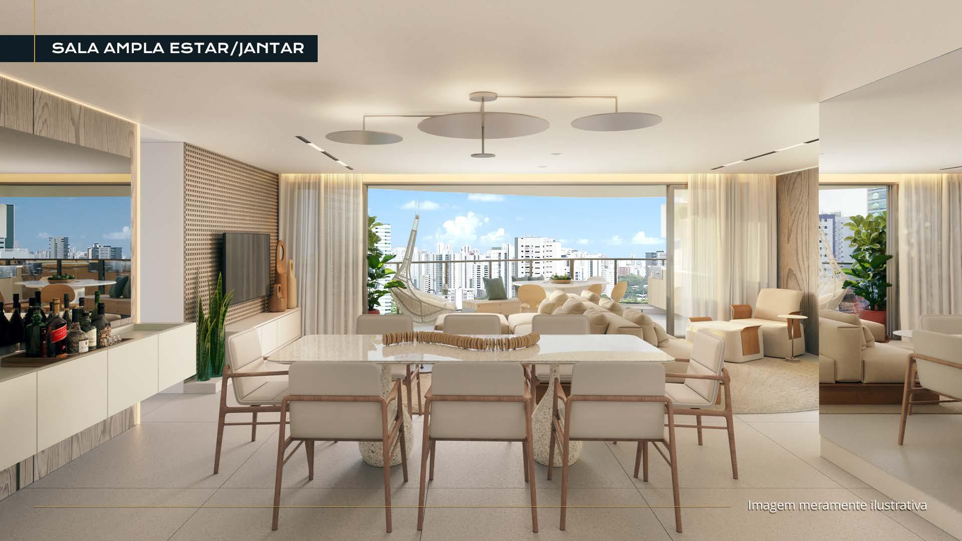 Imagem Apartamento com 4 Quartos à Venda, 145 m²em Parnamirim - Recife