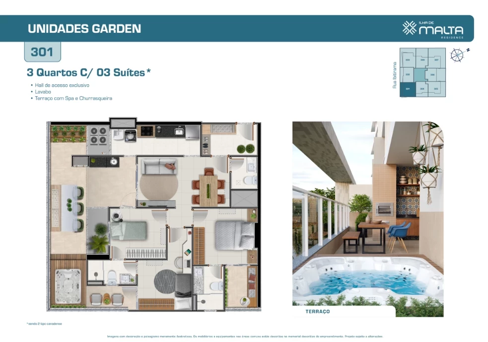 Imagem Apartamento com 2 Quartos à Venda, 58 m² em Praia de Itaparica - Vila Velha