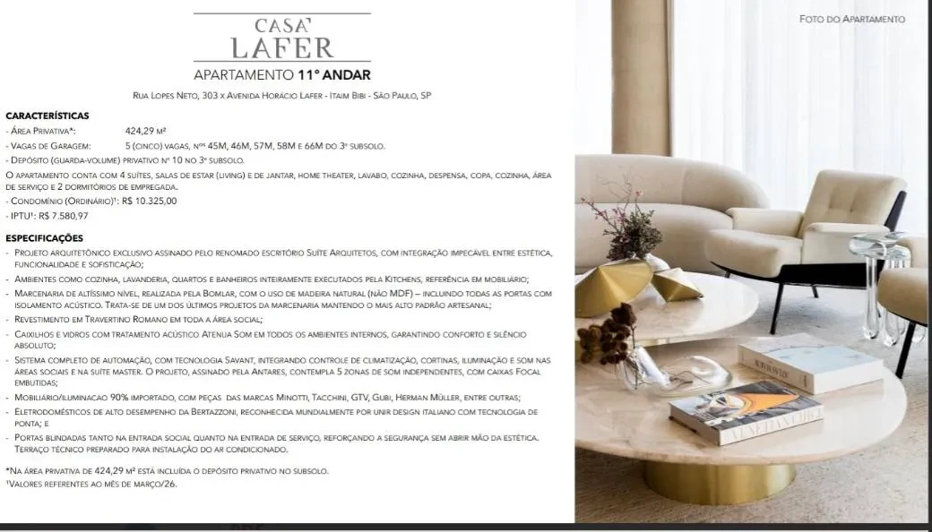 Imagem Apartamento com 4 Quartos à Venda, 424 m² em Itaim Bibi - São Paulo