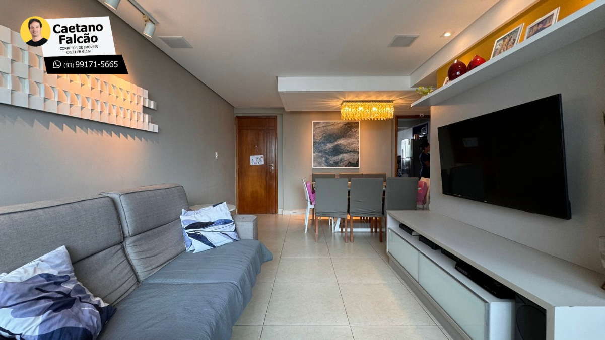 Foto do imóvel: Apartamento com 3 Quartos à Venda, 90 m² em Brisamar - João Pessoa