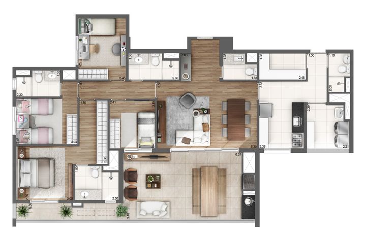 Imagem Apartamento com 4 Quartos à Venda, 149 m² em Sumarezinho - São Paulo