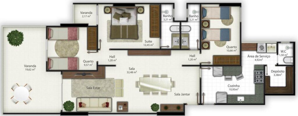 Imagem Apartamento com 3 Quartos à Venda, 125 m² em Praia da Costa - Vila Velha