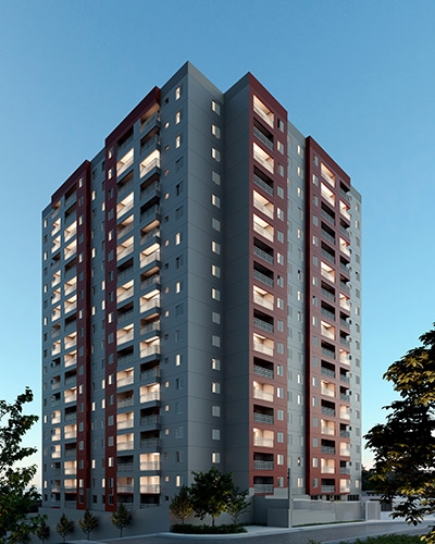 Apartamento com 2 Quartos à Venda, 47 m²em Vila Humaitá - Santo André