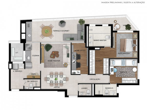 Imagem Apartamento com 4 Quartos à Venda, 115 m² em Vila Osasco - Osasco
