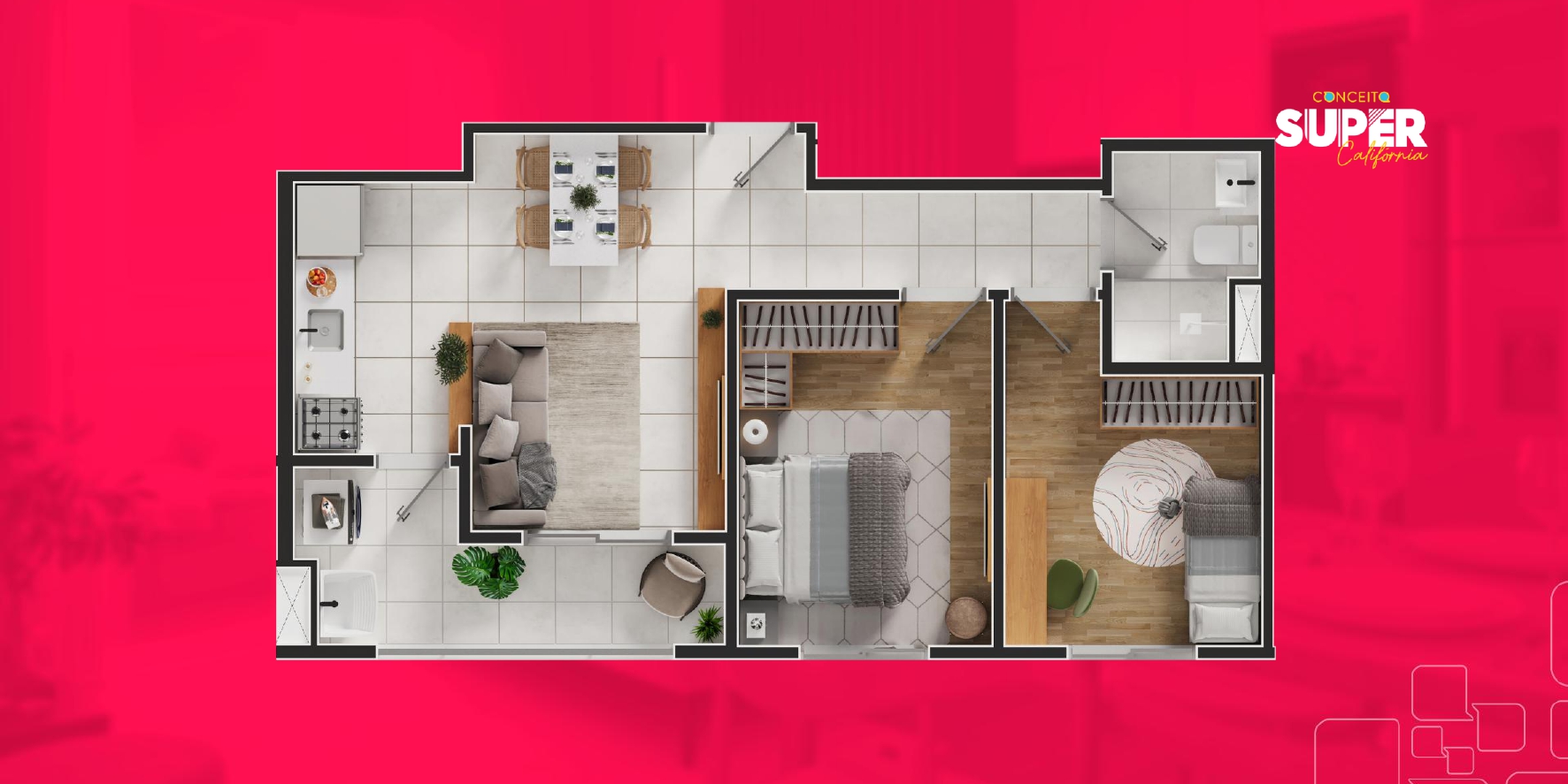 Imagem Apartamento com 2 Quartos à Venda, 45 m² em Vila Nova - Nova Iguaçu