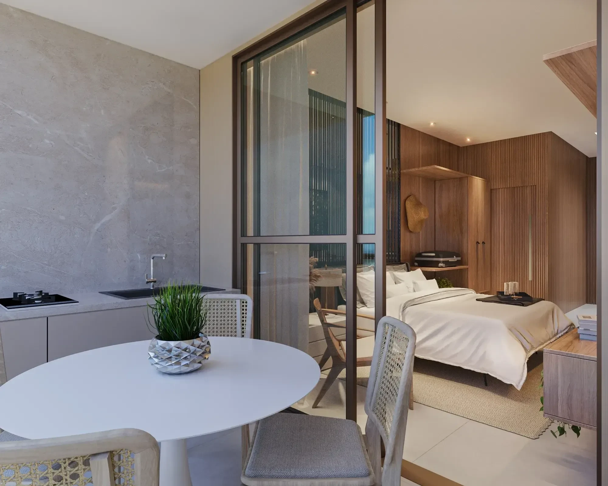 Flat com 1 Quarto à Venda, 42 m² em Porto Summer - Ipojuca