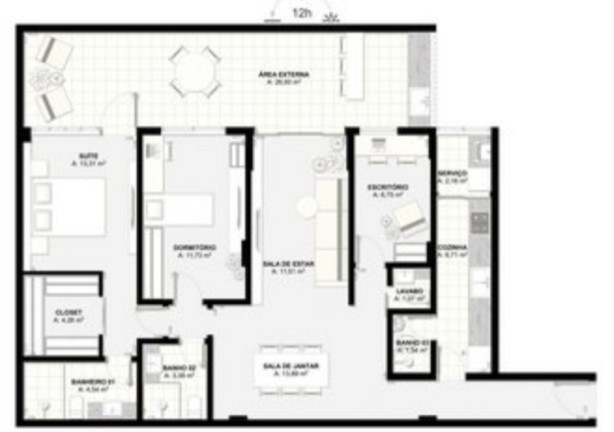 Imagem Apartamento com 3 Quartos à Venda, 143 m² em Botafogo - Rio de Janeiro